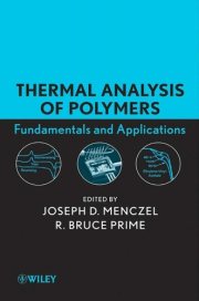 Couverture : Thermal Analysis in Polymers