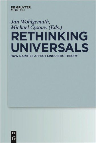Couverture : Rethinking universals