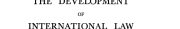 Couverture : The Development of International Law by the International Court