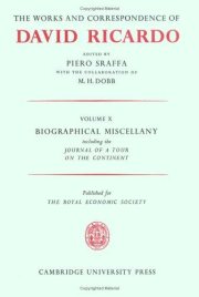 Couverture : The works and correspondence of David Ricardo