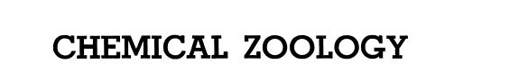Couverture : Chemical Zoology