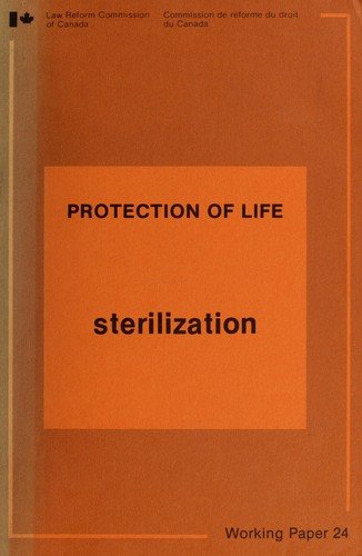 Couverture : Sterilization