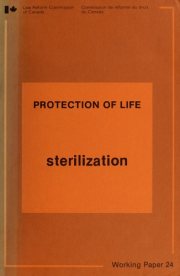 Couverture : Sterilization