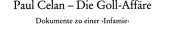 Couverture : Paul Celan, die Goll-Affäre