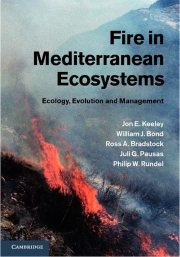 Couverture : Fire in Mediterranean ecosystems