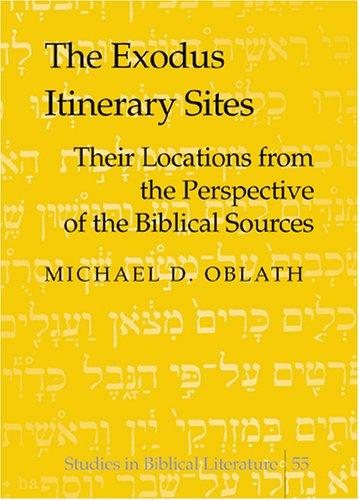 Couverture : The Exodus Itinerary Sites