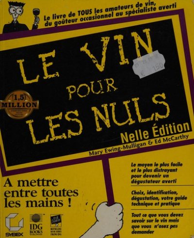 Couverture : Le vin pour les nuls