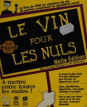 Couverture : Le vin pour les nuls