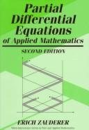 Couverture : Partial differential equations of applied mathematics