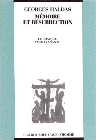 Couverture : Mémoire et résurrection