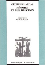 Couverture : Mémoire et résurrection