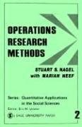 Couverture : Operations Research Methods