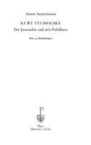 Couverture : Kurt Tucholsky