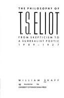 Couverture : The philosophy of T.S. Eliot