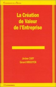 Couverture : La création de valeur de l'entreprise