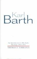 Couverture : Karl Barth