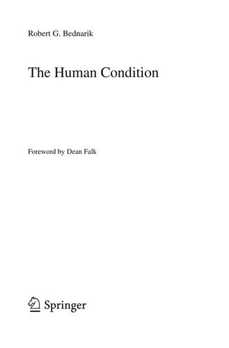 Couverture : The human condition