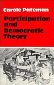 Couverture : Participation and Democratic Theory (Structural Analysis in the Social Sciences)