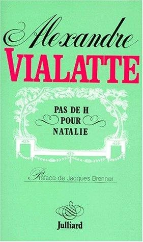 Couverture : Pas de H pour Natalie