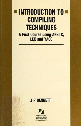 Couverture : Introduction to compiling techniques