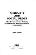 Couverture : Sexuality and social order