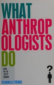 Couverture : What Anthropologists Do