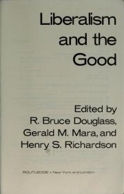 Couverture : Liberalism and the good