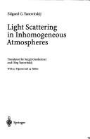 Couverture : Light scattering in inhomogeneous atmospheres