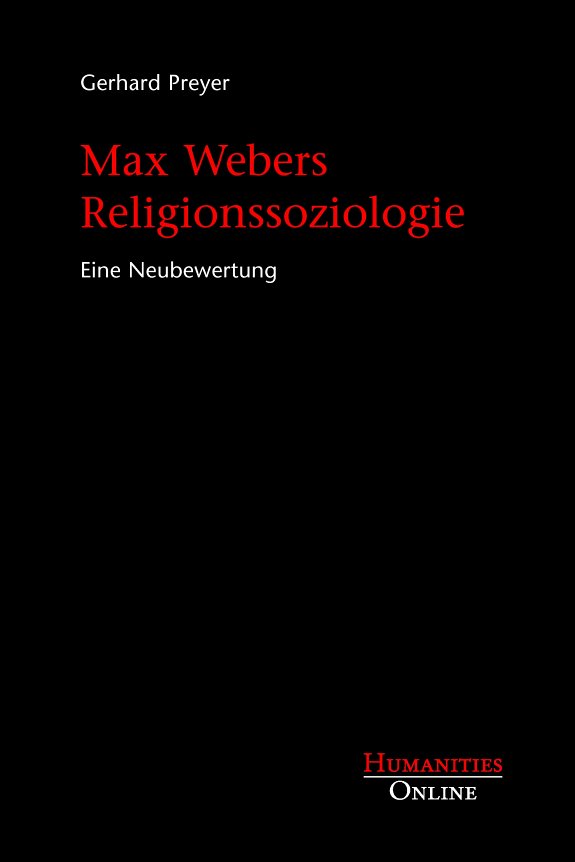 Couverture : Max Webers Religionssoziologie
