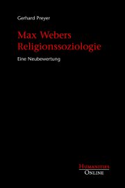 Couverture : Max Webers Religionssoziologie