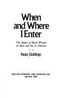 Couverture : When and where I enter