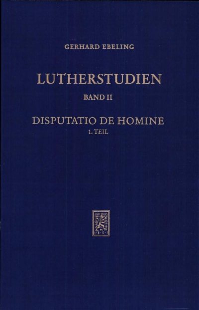 Couverture : Disputatio de homine