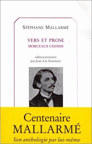 Couverture : Vers et prose