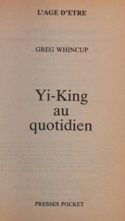 Couverture : Yi-King au quotidien