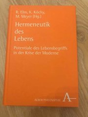 Couverture : Hermeneutik des Lebens