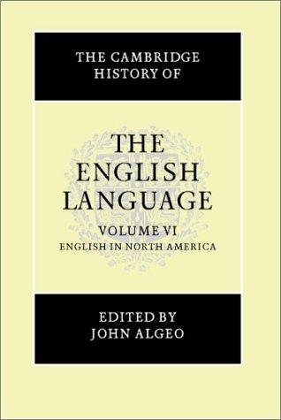 Couverture : The Cambridge history of the English language