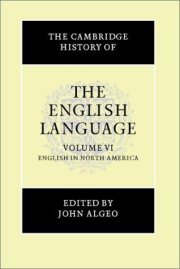 Couverture : The Cambridge history of the English language