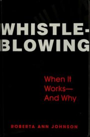 Couverture : Whistleblowing