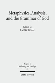 Couverture : Metaphysics, analysis, and the grammar of God