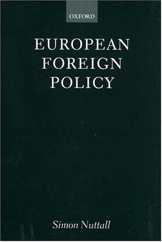 Couverture : European foreign policy