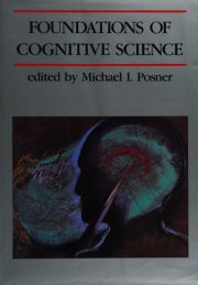 Couverture : Foundations of cognitive science