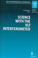 Couverture : Science with the VLT Interferometer