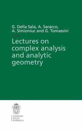 Couverture : Lectures on complex analysis and analytic geometry (Publications of the Scuola Normale Superiore / Lecture Notes (Scuola Normale Superiore))