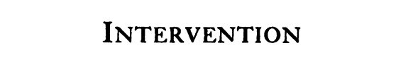 Couverture : Intervention in international law