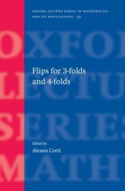 Couverture : Flips for 3-folds and 4-folds
