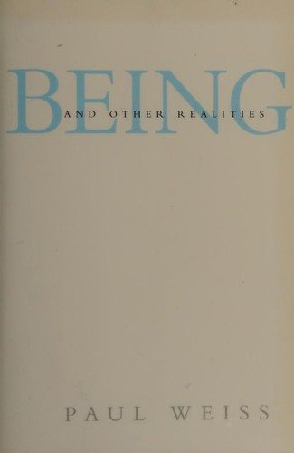 Couverture : Being and Other Realities