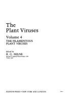 Couverture : The Plant Viruses Volume 4