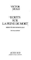 Couverture : Ecrits sur la peine de mort