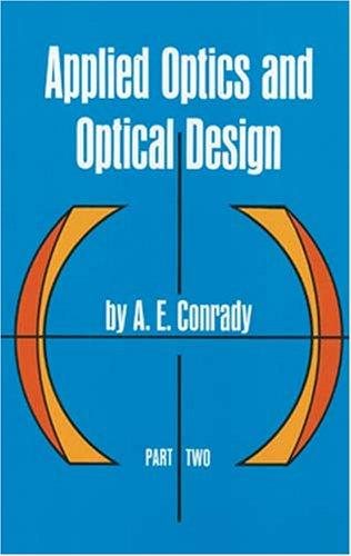 Couverture : Applied optics and optical design