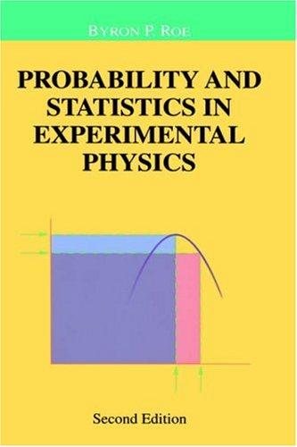 Couverture : Probability and Statistics in Experimental Physics